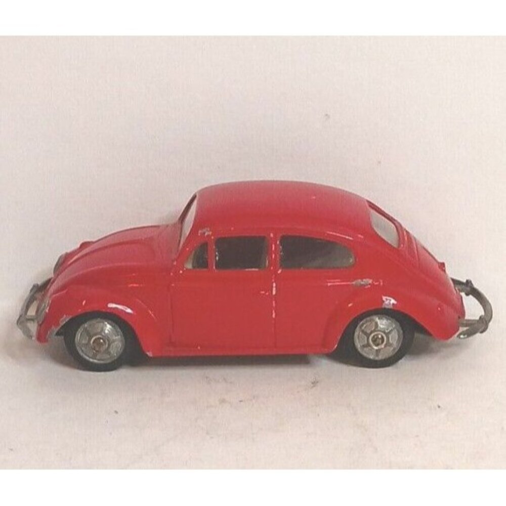 Tekno Volkswagon VW Beetle Diecast Vintage Red Made In Denmark Good Condition